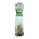 【送料無料】 マリーカトランゾー レディース ワンピース トップス Midi dresses Green