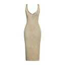 【送料無料】 ヴァレンティノ ガラヴァーニ レディース ワンピース トップス Midi dresses Gold