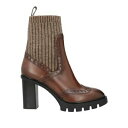 【送料無料】 サントーニ レディース ブーツ シューズ Ankle boots Brown