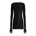 【送料無料】 ヴェトモン レディース ワンピース トップス Mini dresses Black