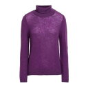 【送料無料】 ブルーノマネッティ レディース ニット&セーター アウター Turtlenecks Purple