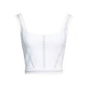 【送料無料】 マックイーン レディース Tシャツ トップス Tops White