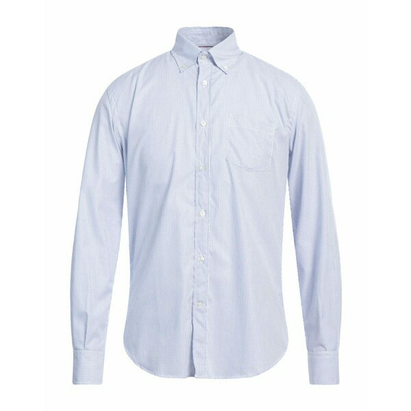 【送料無料】 ブルックスフィールド メンズ シャツ トップス Shirts Blue