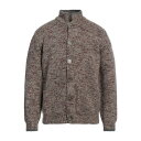 【送料無料】 フェデーリ メンズ カーディガン アウター Cardigans Brown
