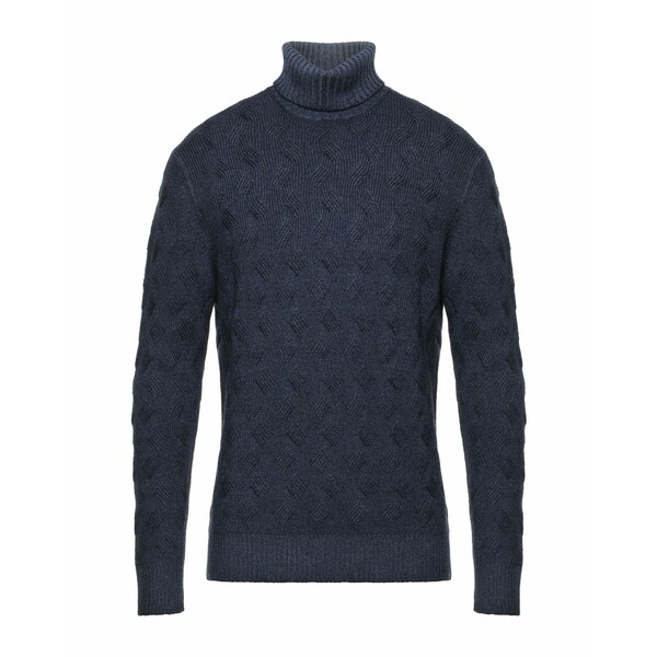 【送料無料】 グランサッソ メンズ ニット&セーター アウター Turtlenecks Blue