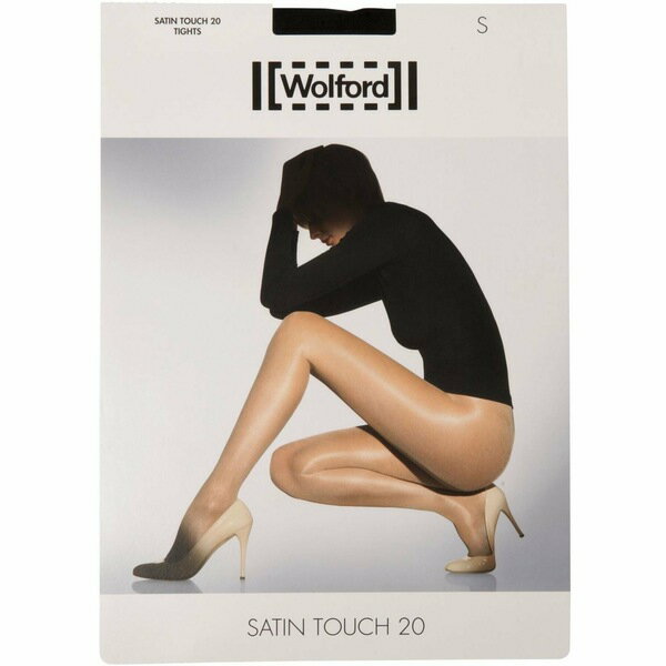 【送料無料】 ウォルフォード レディース レギンス ボトムス Satin touch 3 pair pack 20 denier tights Black