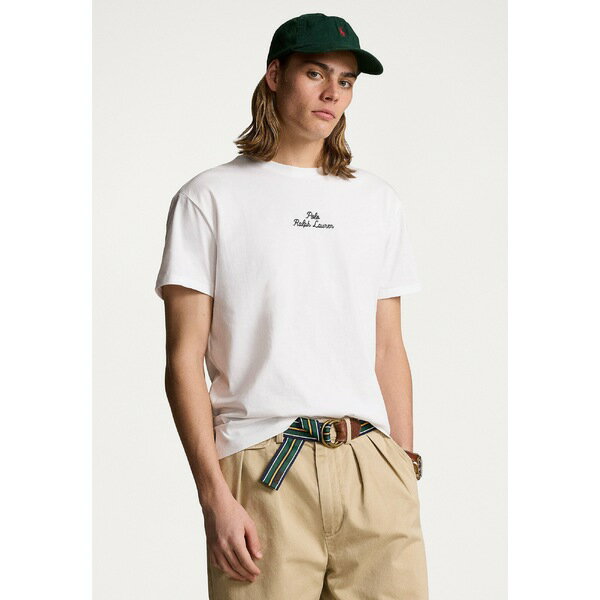 ラルフローレン メンズ Tシャツ トップス SHORT SLEEVED - Basic T-shirt - white
