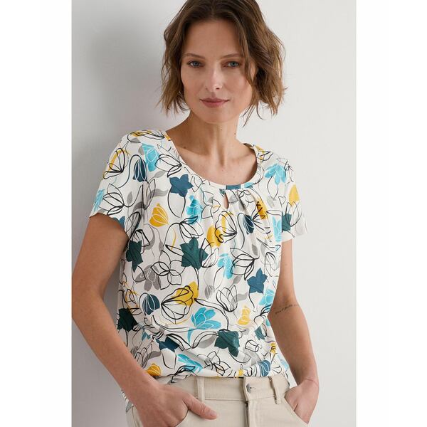 シーソルト コーンウォール レディース カットソー トップス Women's Appletree T-Shirt Linear shadow..