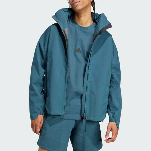 adidas アディダス メンズ スニーカー 【adidas Myshelter RAIN.RDY Jacket 'Turquoise' HZ5701】 サイズ US_M_XL
