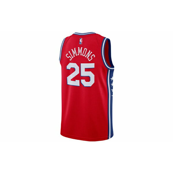 Nike ナイキ メンズ スニーカー 【Nike Philadelphia 76ers Ben Simmons Swingman Jersey For Men Red AT9812-658】 サイズ US_M_XXXL