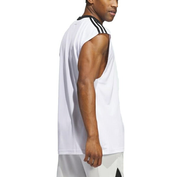 adidas アディダス メンズ スニーカー 【adidas Basketball All World Vest 'White Black' JE9290】 サイズ US_M_XS