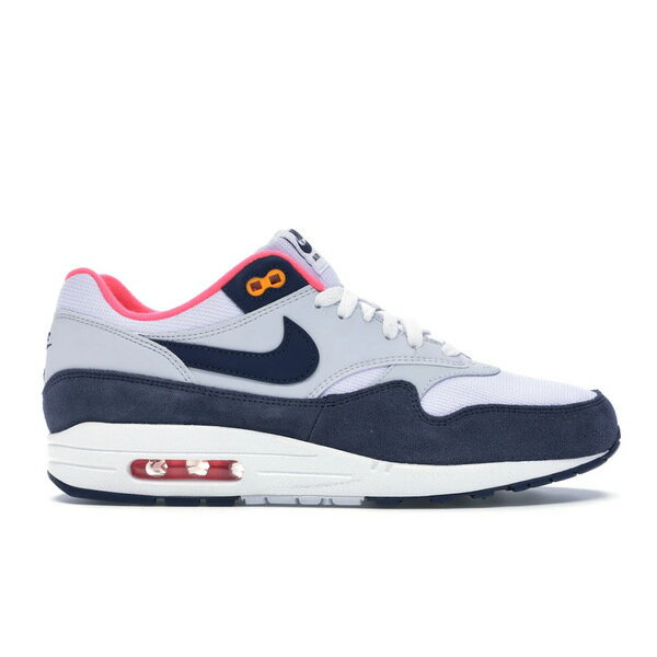 Nike ナイキ レディース スニーカー 【Nike Air Max 1】 サイズ US_W_6.5W Pure Platinum Midnight Navy Racer Pink (Women's)