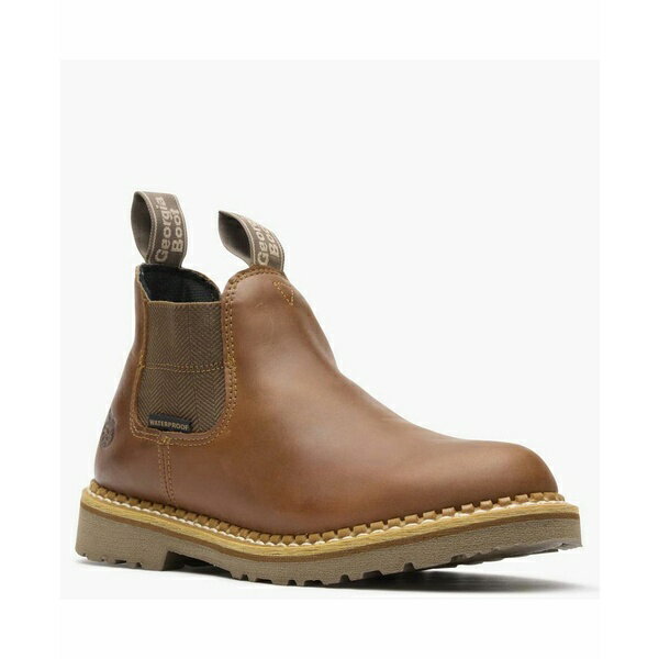 ジョージブーツ レディース ブーツ シューズ Georgia Giant Revamp Women's Chelsea Boot Brown