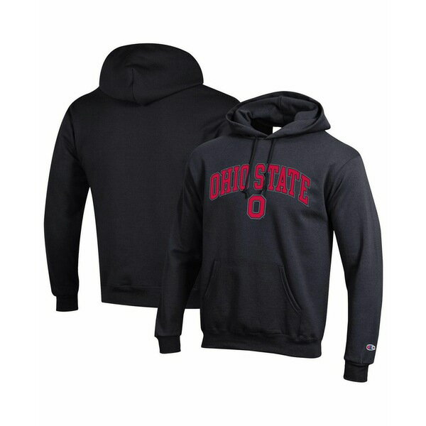 ■トップスサイズ 単位(cm) USサイズ｜胸囲(cm) XS(32-34in)｜84 S(34-36in)｜88 M(36-38in)｜94 L(38-40in)｜100 XL(42-44in)｜106 ■ブランド Champion (チャンピオン)■商品名 Men'sBlack Ohio State Buckeyes Arched Logo Fleece Pullover Hoodie■こちらの商品は米国・ヨーロッパからお取り寄せ商品となりますので、 お届けまで10日〜2週間前後お時間頂いております。 ■各ブランド・商品・デザインによって大きな差異がある場合がございます。 ■あくまで平均的なサイズ表ですので、「参考」としてご利用ください。 ■店内全品【送料無料】です！（※沖縄・離島は別途送料3,300円がかかります）