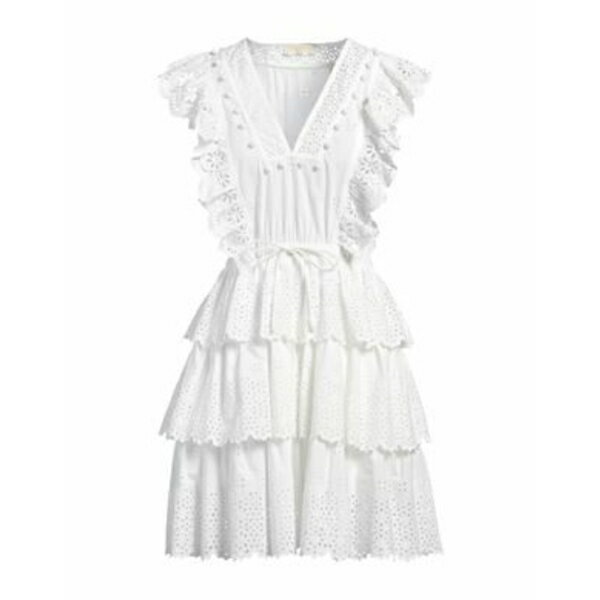 【送料無料】 ウラ・ジョンソン レディース ワンピース トップス Mini dresses White