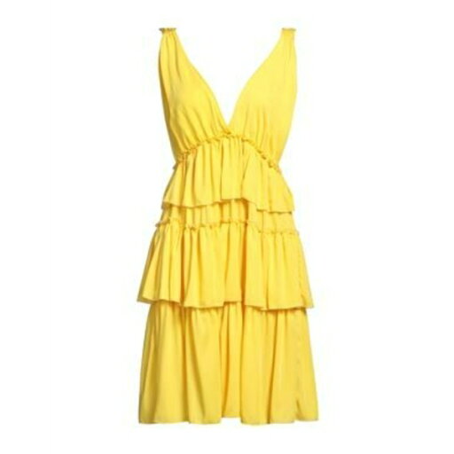 【送料無料】 ファイブルー レディース ワンピース トップス Mini dresses Yellow 【送料無料】 ファイブルー レディース ワンピース トップス Mini dresses Yellow