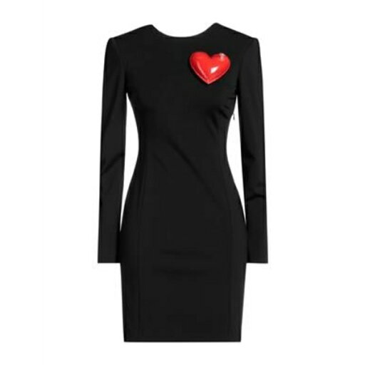 【送料無料】 モスキーノ レディース ワンピース トップス Mini dresses Black 【送料無料】 モスキーノ レディース ワンピース トップス Mini dresses Black