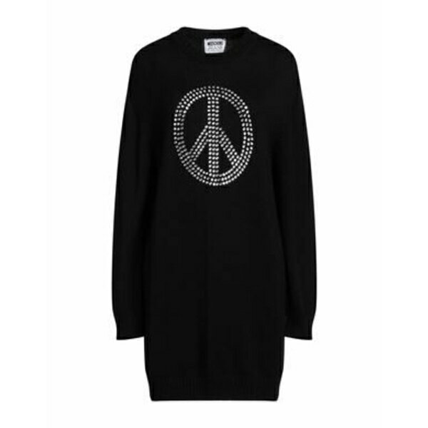 【送料無料】 モスキーノ レディース ワンピース トップス Mini dresses Black