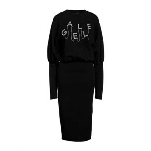 【送料無料】 ガレパリ レディース ワンピース トップス Midi dresses Black 【送料無料】 ガレパリ レディース ワンピース トップス Midi dresses Black