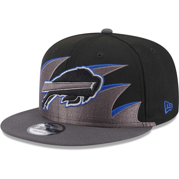 ニューエラ メンズ 帽子 アクセサリー Buffalo Bills New Era Tidal Wave 9FIFTY Snapback Hat Black