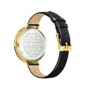 テッドベーカー レディース 腕時計 アクセサリー Women's Ammy Floral Black Leather Strap Watch 37.5mm Black