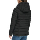 トミー ヒルフィガー レディース ジャケット＆ブルゾン アウター Women 039 s Stretch Hooded Packable Puffer Coat, Created for Macy 039 s Black