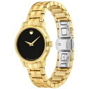 モバド モバド レディース 腕時計 アクセサリー Women's Swiss Gold PVD Stainless Steel Bracelet Watch 28mm Gold