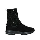 【送料無料】 ホーガン レディース ブーツ シューズ Ankle boots Black