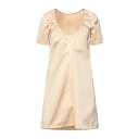 【送料無料】 マウロ グリフォーニ レディース ワンピース トップス Mini dresses Beige