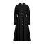 【送料無料】 セミクチュール レディース ワンピース トップス Midi dresses Black