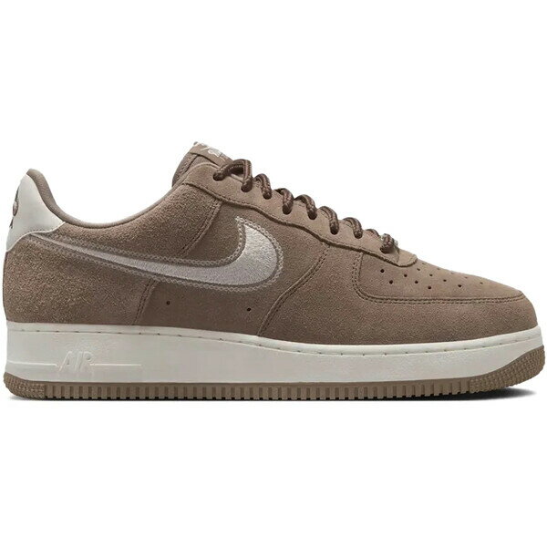 Nike ナイキ メンズ スニーカー 【Nike Air Force 1 Low '07 LV8 Mink Brown Embroidered Swoosh】 サイズ US_8.5(26.5cm) Mink Brown/Sail