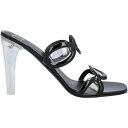 Valentino ヴァレンティノ レディース スニーカー 【Valentino Chain Open Toe Sandals Black (Women's)】...
