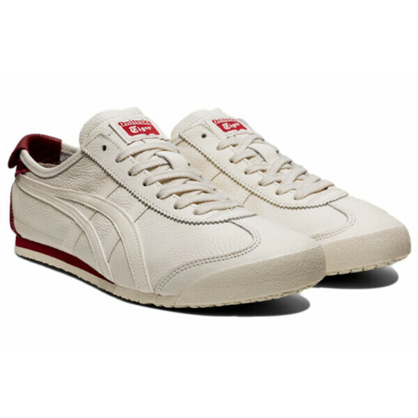 Onitsuka Tiger オニツカタイガー メンズ スニーカー 【Onitsuka Tiger Mexico 66 'Cream Burgundy' 1183B781-100】 サイズ US_10(28.0cm)