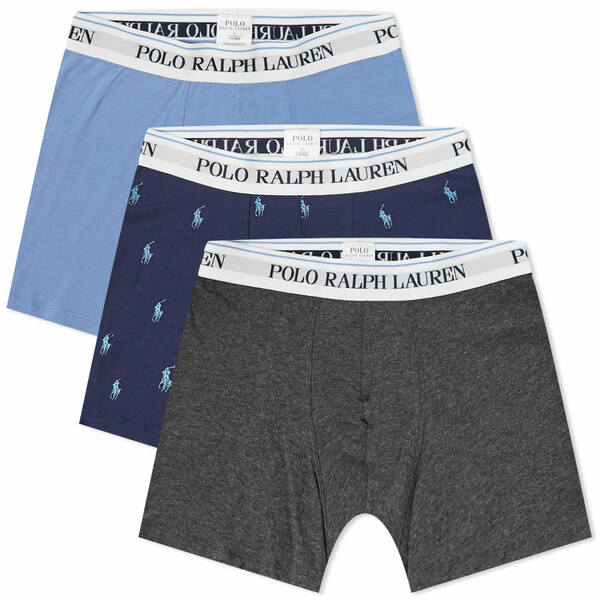 ラルフローレン メンズ カジュアルパンツ ボトムス Polo Ralph Lauren Boxer Brief - 3 Pack Multi