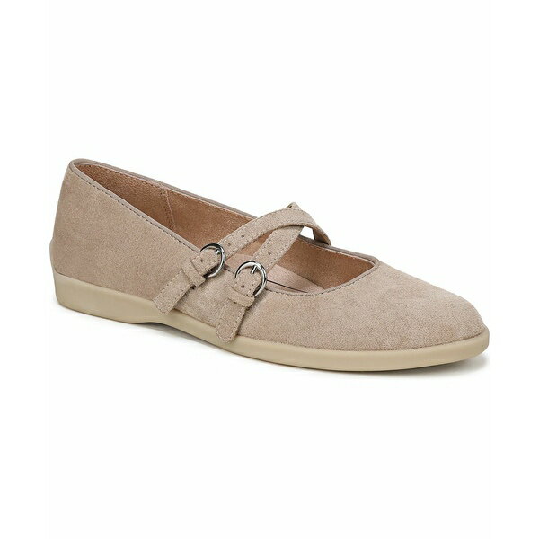 ライフストライド レディース サンダル シューズ Women's Marnie Round Toe Mary Jane Flats Dover Light Tan Microsuede