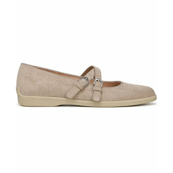 ライフストライド レディース サンダル シューズ Women's Marnie Round Toe Mary Jane Flats Dover Light Tan Microsuede 2