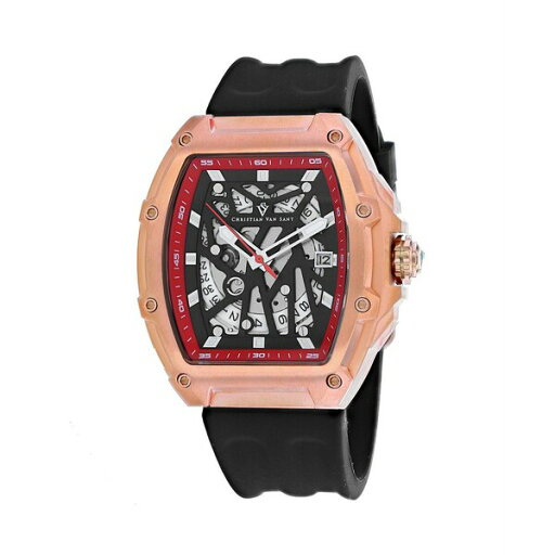 クリスチャンバンサント メンズ 腕時計 アクセサリー Men's Odyssey Black Dial Watch - CV6194B Black クリスチャンバンサント メンズ 腕時計 アクセサリー Men's Odyssey Black Dial Watch - CV6194B Black