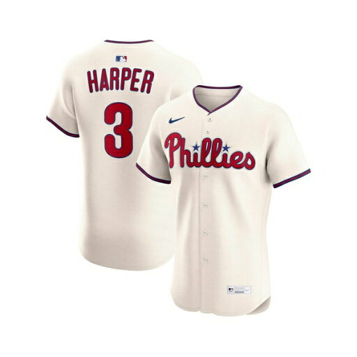 ナイキ メンズ シャツ トップス Men's Bryce Harper Cream Philadelphia Phillies Alternate 2 Elite Jersey Cream ナイキ メンズ シャツ トップス Men's Bryce Harper Cream Philadelphia Phillies Alternate 2 Elite Jersey Cream