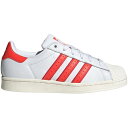 adidas アディダス レディース スニーカー 【adidas Superstar Cloud White Bright Red (Women's)】 サイズ US_5(22.0cm) Cloud White/Cloud White/Bright Red(4)