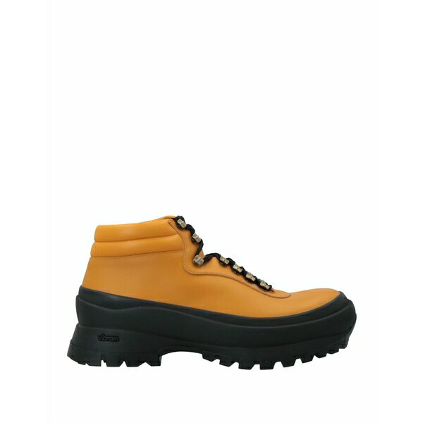 【送料無料】 ジル・サンダー レディース ブーツ シューズ Ankle boots Ocher