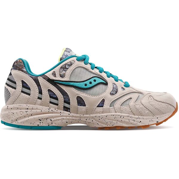 Saucony サッカニー メンズ スニーカー 【Saucony Grid Azura 2000】 サイズ US_8.5(26.5cm) Reflect Camo Creme Blue