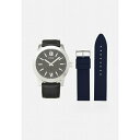 QX Y rv ANZT[ CRESCENT GIFT SET - Watch accessory - black sunray/silver tone