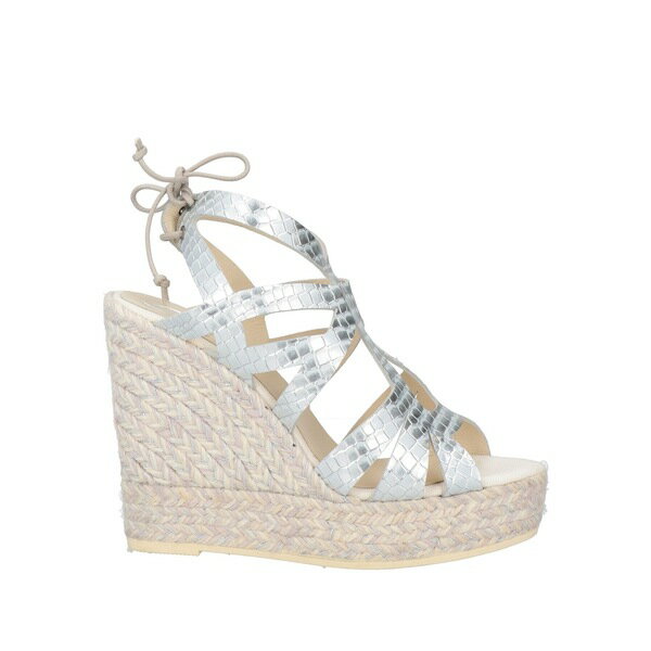 【送料無料】 カンナ レディース サンダル シューズ Espadrilles Silver