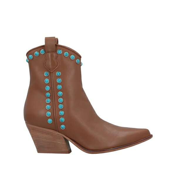 【送料無料】 マニラグレース レディース ブーツ シューズ Ankle boots Brown