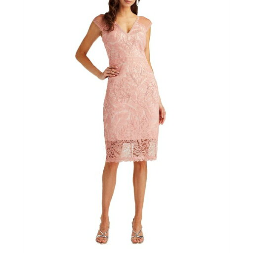 タダシショージ レディース ワンピース トップス Women's Evonne Embroidered Dress Pink タダシショージ レディース ワンピース トップス Women's Evonne Embroidered Dress Pink