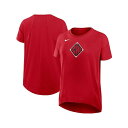 ナイキ レディース カットソー トップス Women's Red Chicago White Sox 2025 City Connect Flowy Fashion Tri-Blend Performance T-Shirt Red
