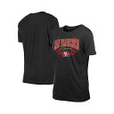 ニューエラ レディース カットソー トップス Women's Black San Francisco 49ers 2025 NFL Draft T-Shirt ...