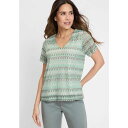 オルセン レディース カットソー トップス Women's Vibrant Lace T-Shirt Mint green