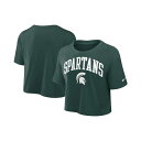 ナイキ レディース カットソー トップス Women's Green Michigan State Spartans Power Pursuit Athleti...