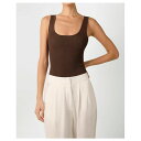 ウィ ウォー ワット レディース カットソー トップス Women's Scoop Top Chestnut